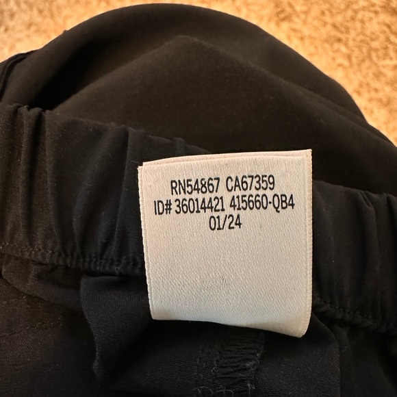 Victoria’s Secret Pink Black solid Cargo adjustable Pants Size Large - Picture 6 of 7